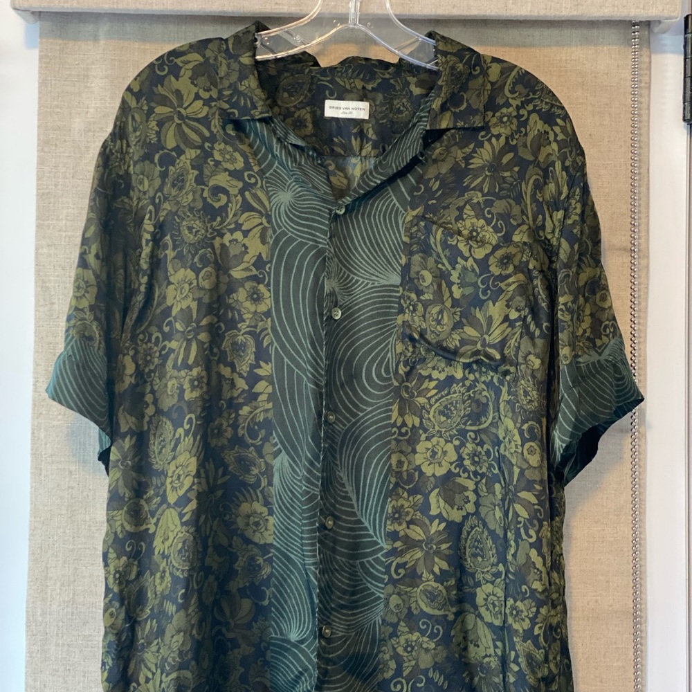 Dries Van Noten Men’s Short Sleeve Shirt